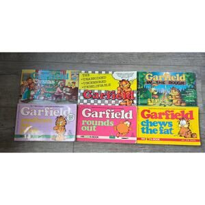 Vintage Garfield Comic Book Lot of 6 Jim Davis Ballantine 1st Editions #14 16 17